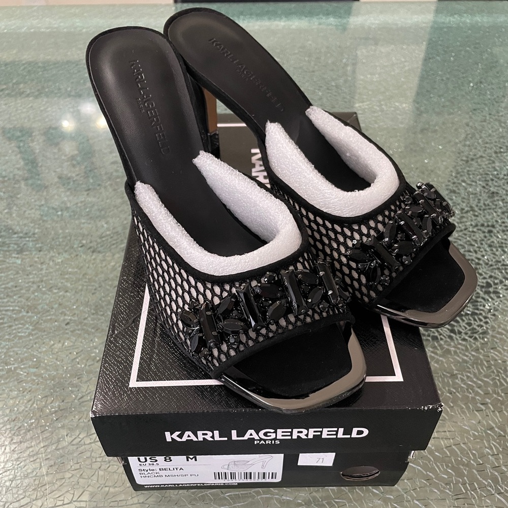 Karl Lagerfled Belita Dress Heel - Picture 3 of 15